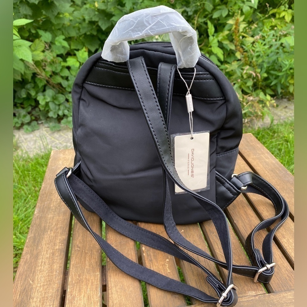 NWT David Jones Mini Backpack- Black - Picture 14 of 15
